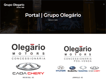 Tablet Screenshot of olegario.com.br